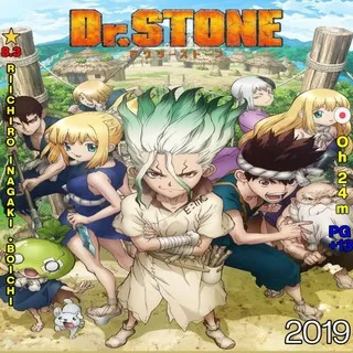Dr. Stone Sub Dub Dual Anime • Dr. Stone Season 1 2 3 4 • Dr. Stone Indo French Spanish Italian Portuguese Russian German Hindi
