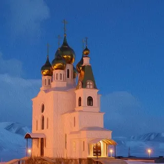 ☦️Крестовоздвиженский храм пгт. Эгвекинот☦️