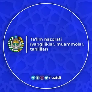 Ta'lim nazorati ✔