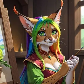 каракальйи нейро-художества 18+ caracal AI-Arts 18+