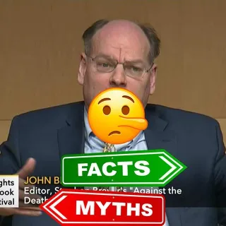 Behind the bullshit University of Baltimore School of Law teacher John Bessler talking fake science about death penalty