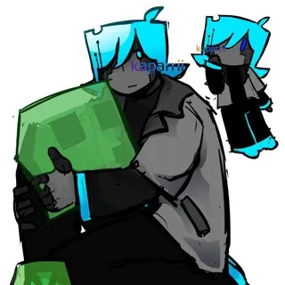Minecraft arg but the protag. Is a speedrunner CF︵