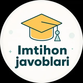 Imtihon javoblari 2026