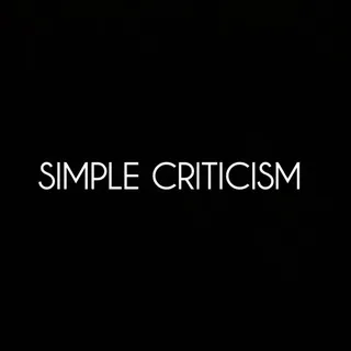simple criticism/простая критика