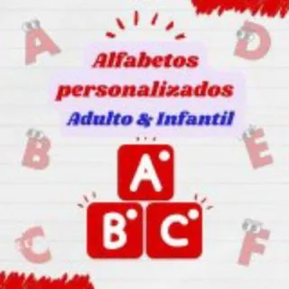 🔠ALFABETOS E NÚMEROS PERSONALIZADOS 🔢