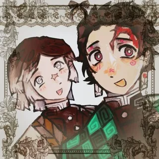 '`•°𝖙a𝖓jiro 𝖆nd 𝖓iy𝖆•°'"♡🪶🥀