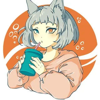 ✨Кискина Рисует / Стикеры и иллюстрации ✨