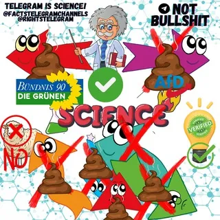 Telegram represents the only political party with brain : Science / Facts / Statistics / Human Rights / Truth / Empathy