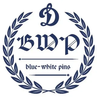 Blue White Pins