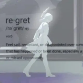 REGRET confession / cf