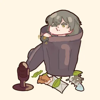 ・Озвучка в мусором баке・