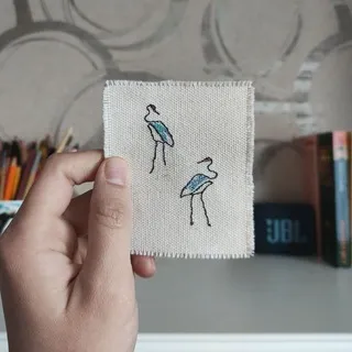Ткани, ножницы, бумага