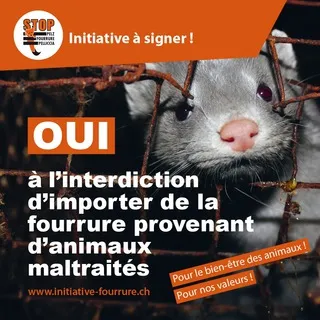 Oui à l’interdiction d’importer du foie gras / produits en fourrure provenant / une limitation des feux d’artifice