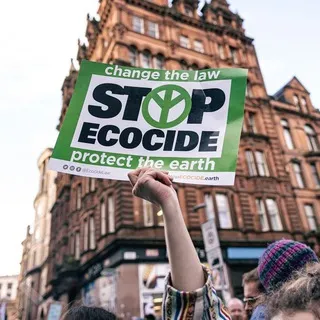 Never forget that ecocide is a war crime, exactly like democide / genocide / politicide and other terroristic crimes!
