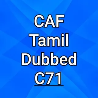 CAF Tamil Dubbed C71