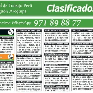 Diario el Pueblo - Avisos de Trabajo Arequipa