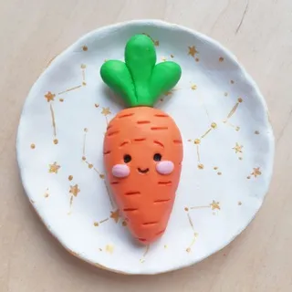 тарелка с морковкой🥕