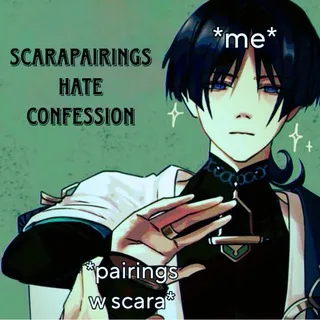 [ ☂️❌❤️ ] scarapairings hate cF ^•^