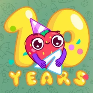Happy Birthday Telegram - 10 years! Buon compleanno - Feliz cumpleaños - Joyeux anniversaire - С днем ​​рождения - Alles Gute