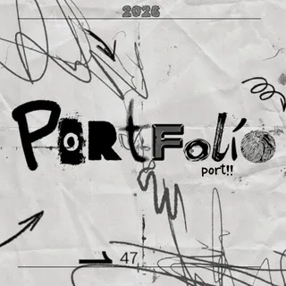 Portfolio Port ⋆ 𖤓 ⋆˚࿔