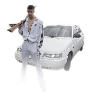 белый на рэпе