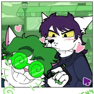 Пиковару кф & дейли [💜💚]