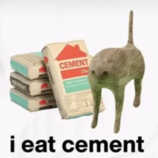 i eat cement 🫦