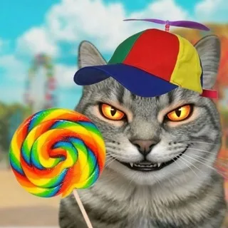 evil ass water enjoyer cat