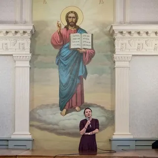 Woman in Church