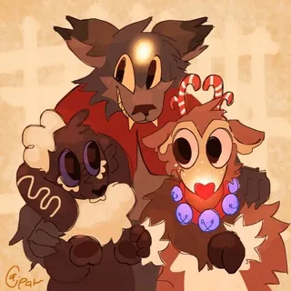 ChocoWolfDeer cf × daily ! 🐰🐺🦌