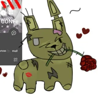 🐰🌹 | Спрингтрап с розой conf!!!