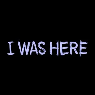 I was here | ex. Среда обитания