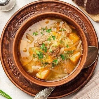 Борщ с капустой, но не красный 🍲