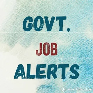 Govt. JOB Alert