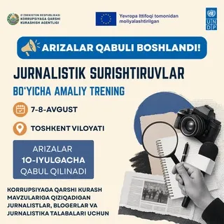 BMTTD Jurnalistik surishtiruv treningi