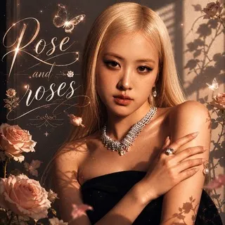 Rosé and roses