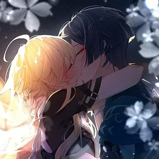 🌙☀ 𝚂𝚌𝚊𝚛𝙰𝚎𝚝𝚑𝚎𝚛 ☾𖤓 | Wanderer × Aether | Scaramouche × Aether ⚣