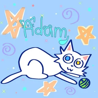 Белый кот (Адам)