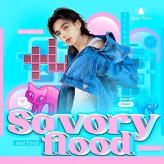 𝐬𝐚𝐯𝐨𝐫𝐲 𝐟𝐥𝐨𝐨𝐝